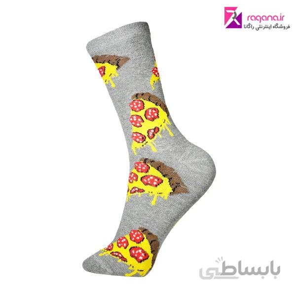 جوراب زنانه chetic طرح پیتزا کد RG-C 610