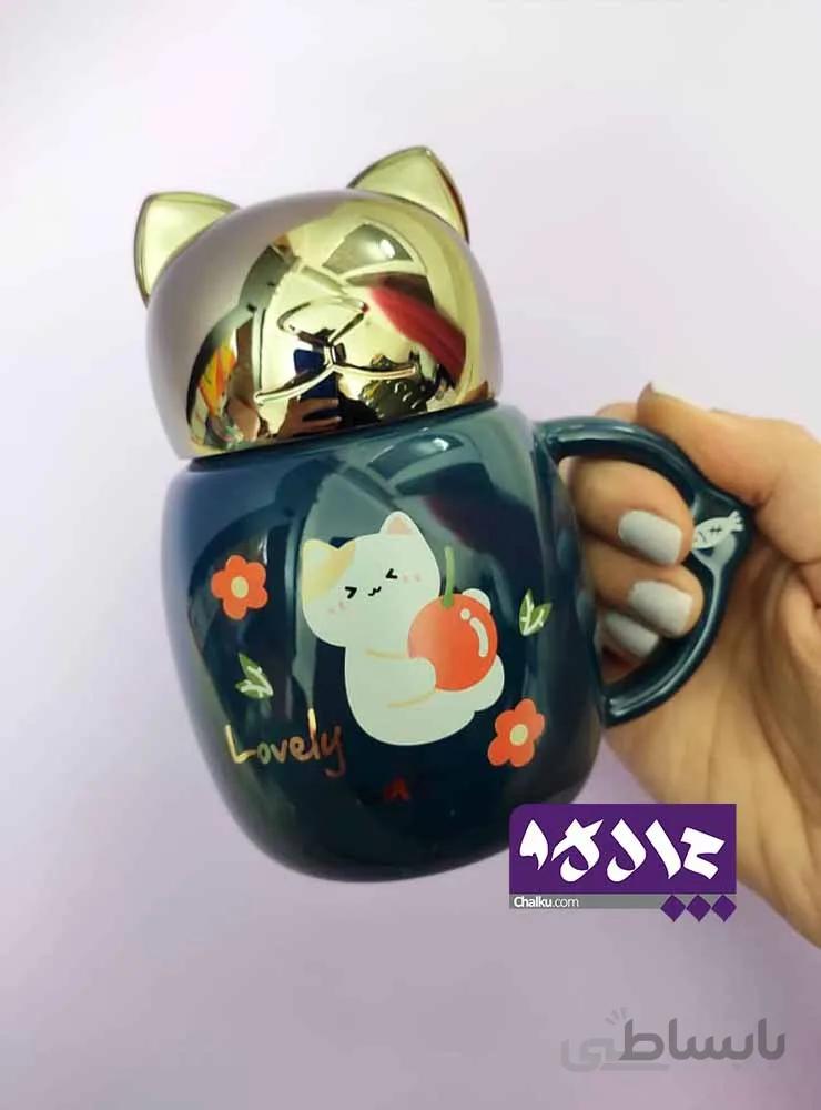 ماگ گربه گوش دار