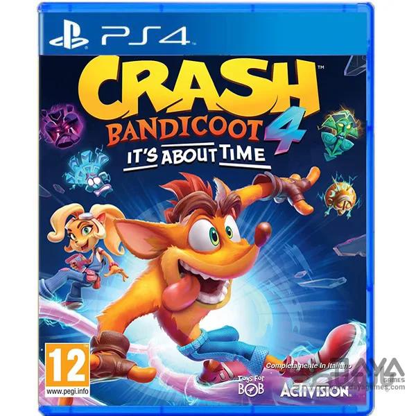 بازی Crash Bandicoot 4 IT'S About Time مناسب برای پلی استیشن 4 ریجن2 ا Crash Bandicoot 4 IT'S About Time PS4 Game.R2