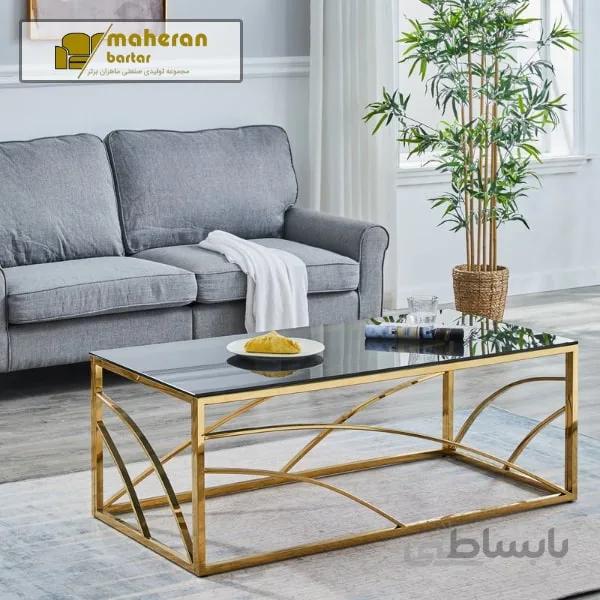 میز جلو مبلی استیل مدل هلینا HELINA