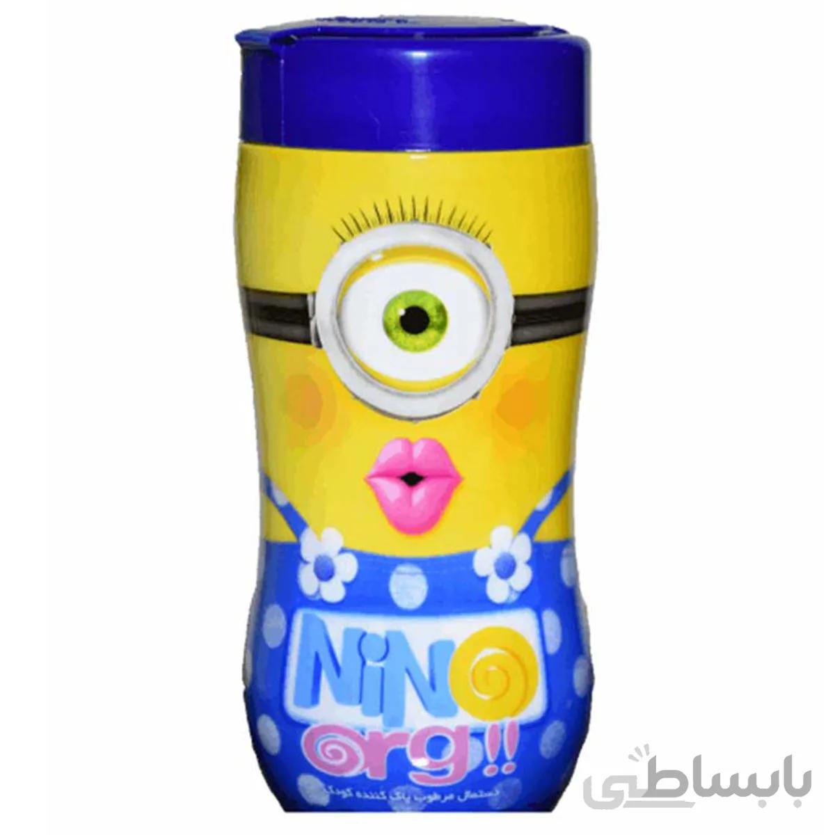 دستمال مرطوب پاک کننده کودک طرح مینیون نینو 40 عددی