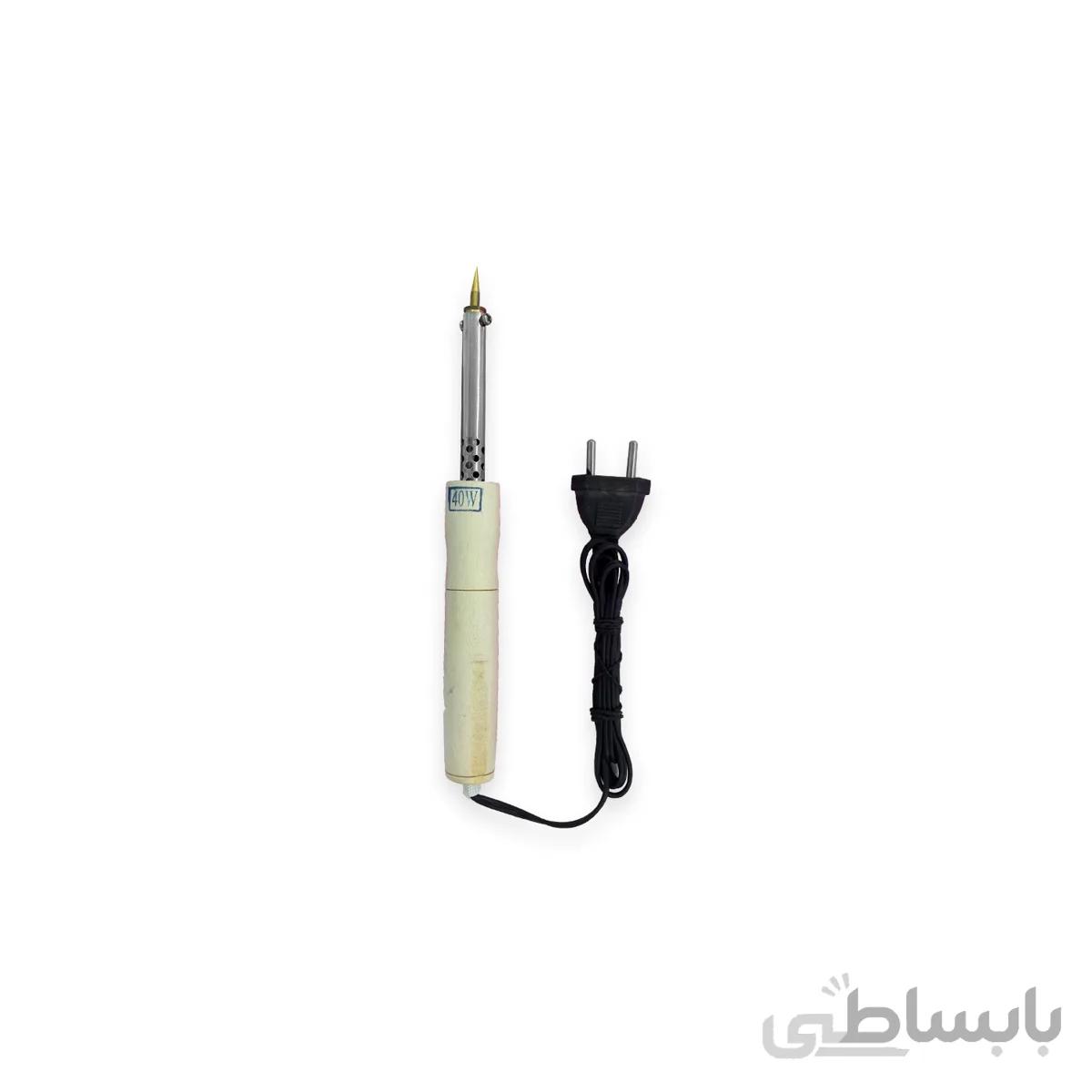 هویه 40 وات دسته چوبی کرم رنگ HARARAT