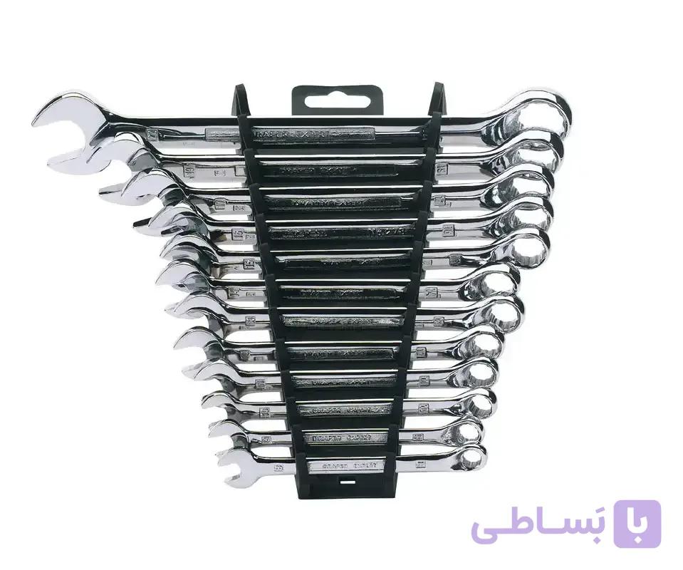 مجموعه 12عددی آچار یک سر تخت یک سر رینگی