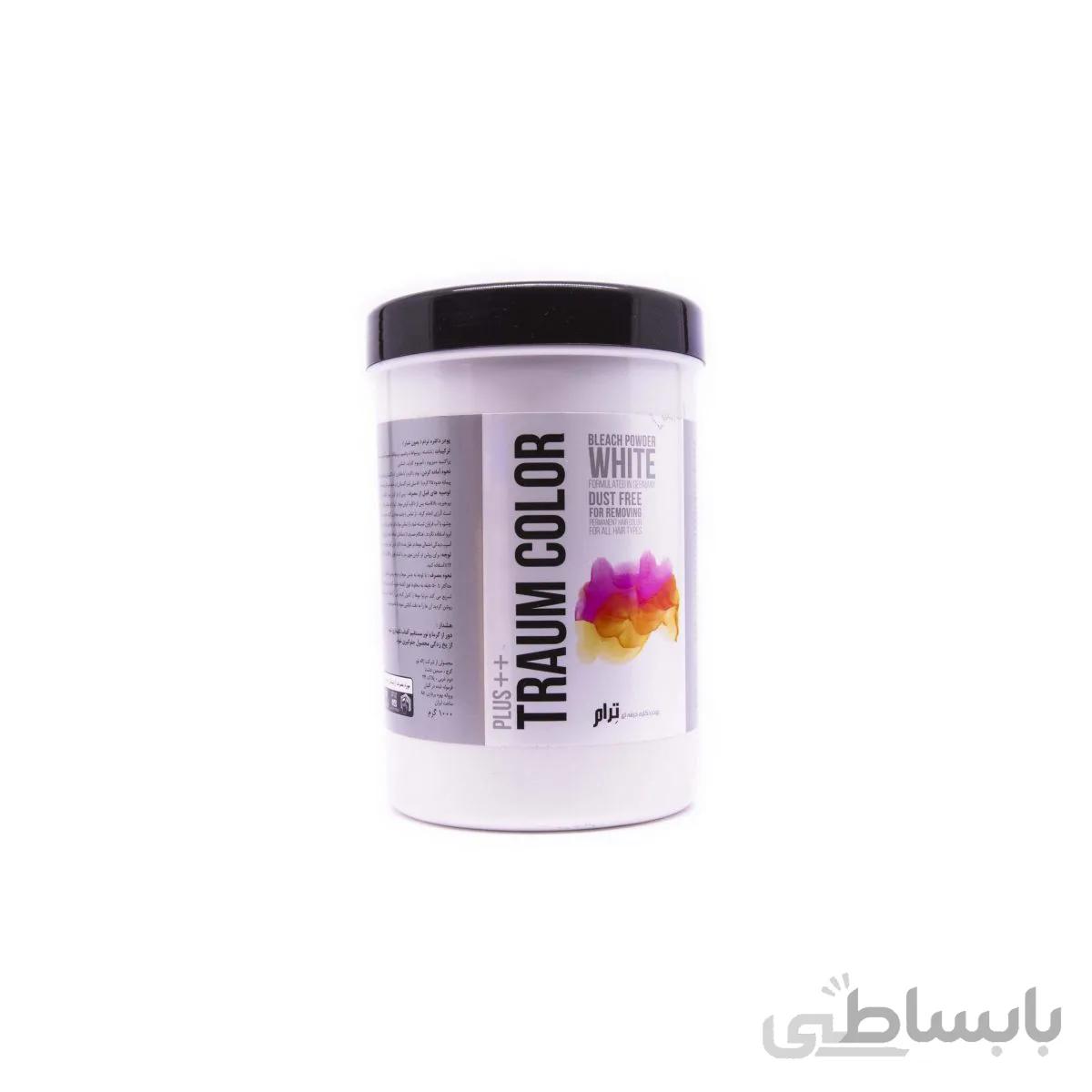 پودر دکلره ترام کالر سفید وزن 1000 گرم