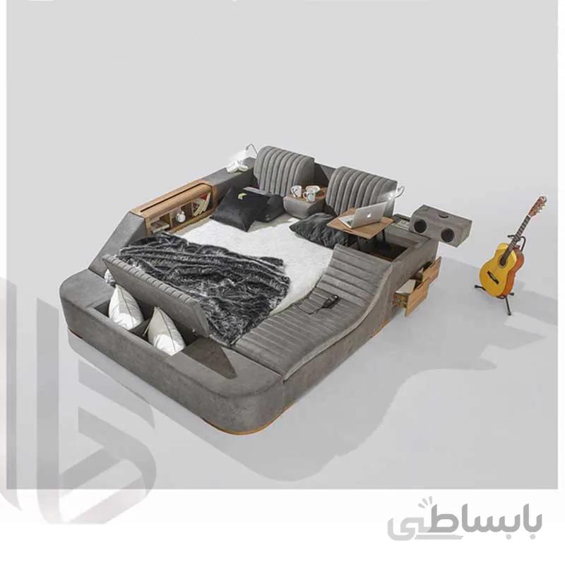 تخت خواب هوشمند و فول آپشنال نابی تک - مدل آمیتیس
