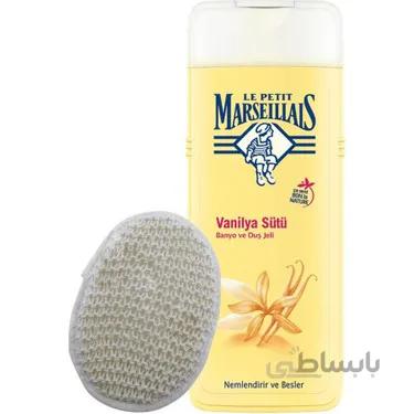 شامپو بدن وانیل مارسلیاس Marsellias + لیف هدیه حجم 400 میل