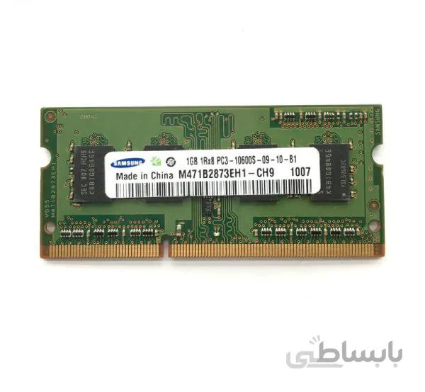 رم لپ تاپ سامسونگ مدل 1333 DDR3 PC3 10600s MHz ظرفیت 4گیگابایت