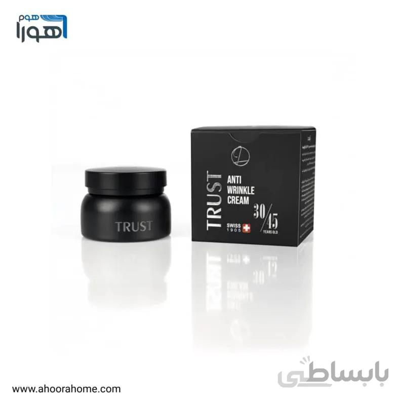کرم ضدچروک صورت تراست trust مناسب 30 تا 45 سال
