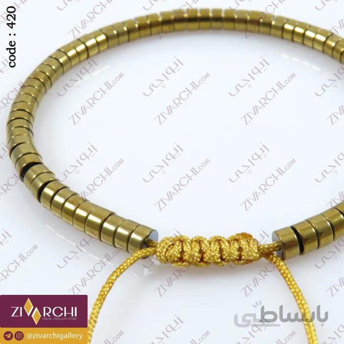 دستبند مهره ای حدید 420
