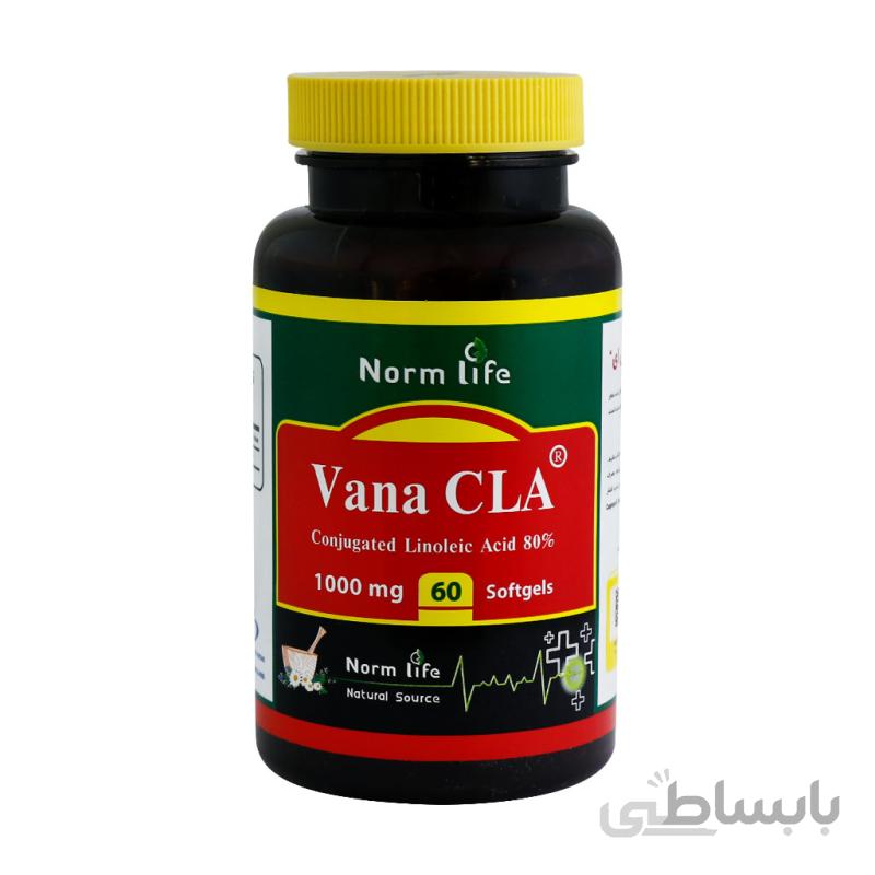 کپسول ژلاتینی نرم وانا سی ال ای نورم لایف 60 عدد ا Norm Life Vana CLA 60 Softgels