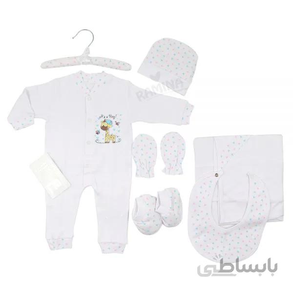 ست لباس بیمارستانی نوزاد 7 تکه طرح قلب رنگی مادرکر Mothercare