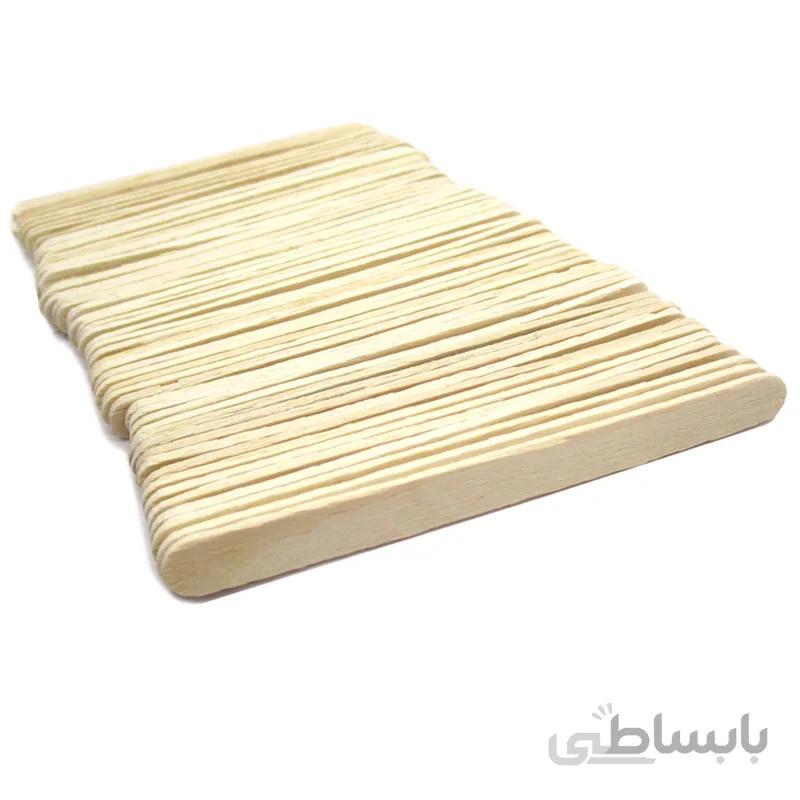 چوب بستنی خانه سازی اعلا طول 11.5 سانتیمتر عرض 10 میلیمتر بسته 57 عددی