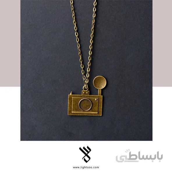 گردنبند طرح دوربین عکاسی طرح (E..)