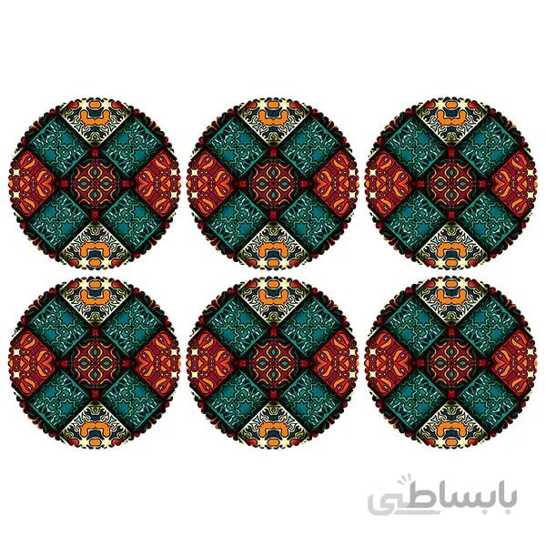 زیرلیوانی رنس کد C2-42078 بسته ۶ عددی