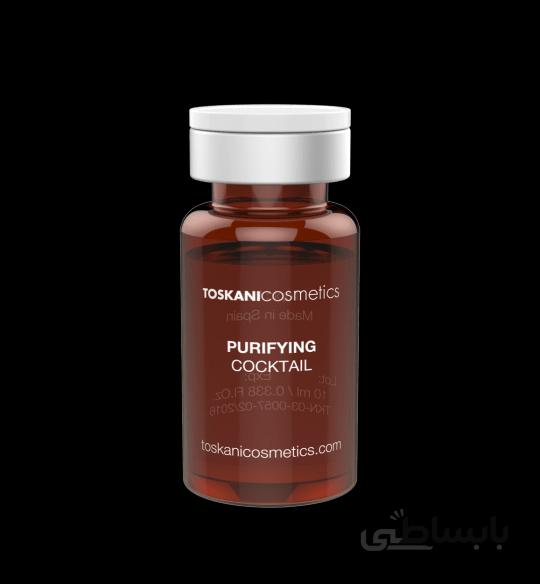 کوکتل ضد جوش و کوچک کننده منافذ باز پوست توسکانی مدل پیوریفایینگ Toskani purifying cocktail