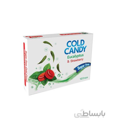 آبنبات سرد کامور با طعم توت فرنگی بدون قند و رژیمی حجم 30 گرم
