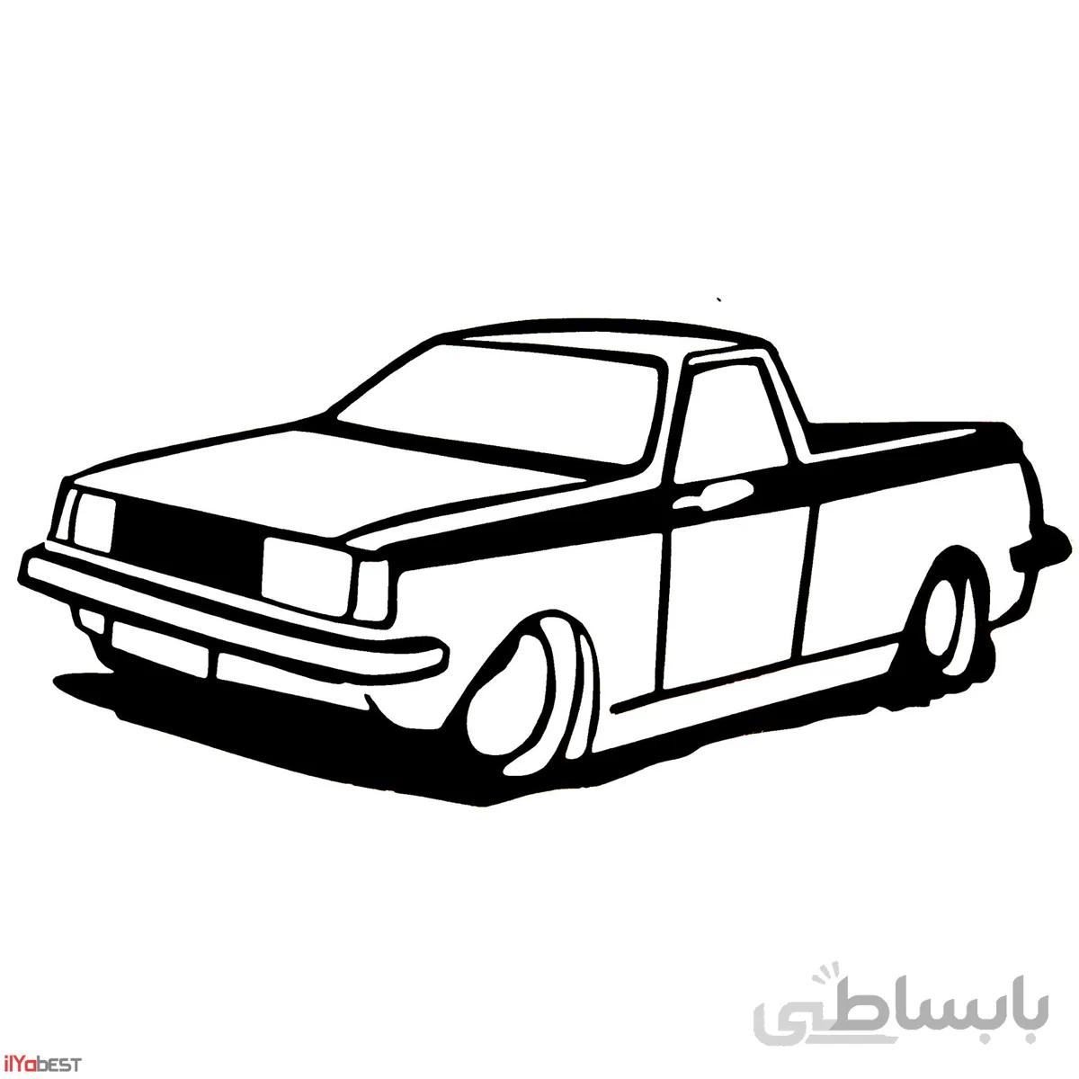 استیکر پیکان وانت
