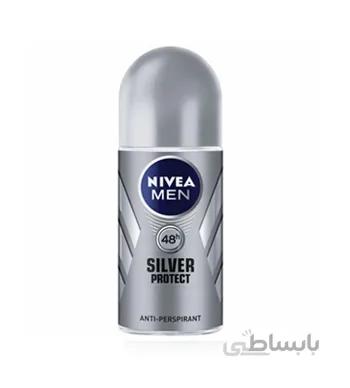رول ضد عرق مردانه سیلور پروتکت نیوآ 50 میلی لیتر ا Nivea Silver Protect Anti Transpirant