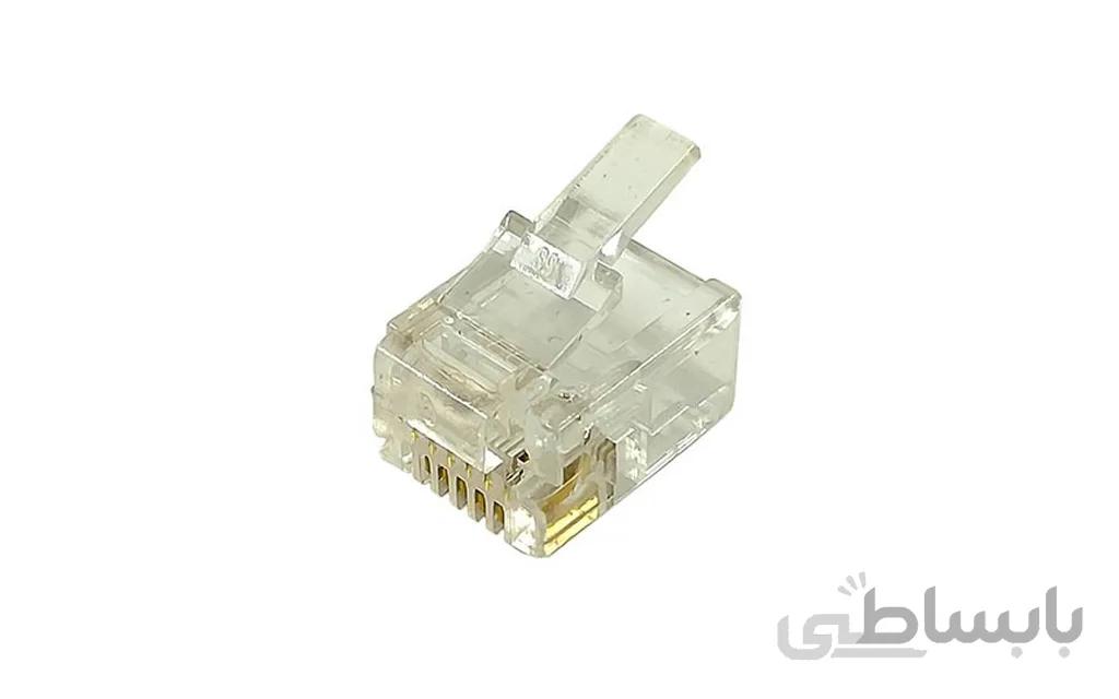 سوکت تلفن 6 پین RJ12 ا 6 pin RJ12 telephone socket
