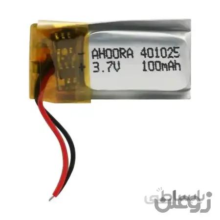 باتری 3.7 ولت مدل 401025 ظرفیت 100 میلی آمپر ساعت