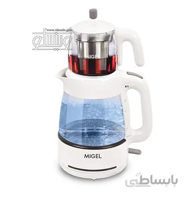 چای ساز قوری روی کتری میگل GTS 070 ا Migel GTS 070 - B Tea Maker with extra teapot کد 305634