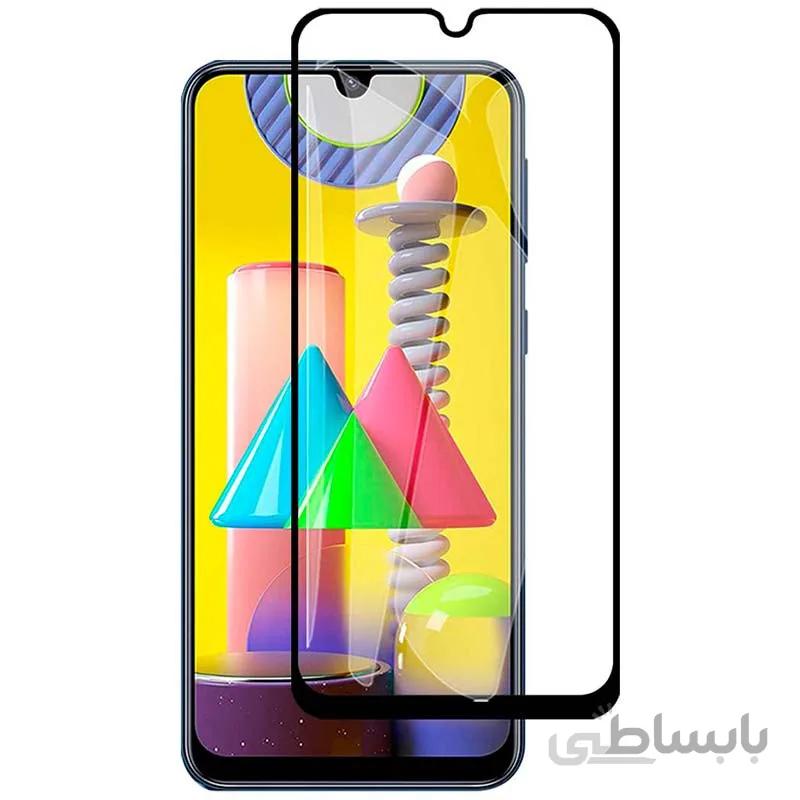محافظ صفحه نمایش شیشه ای گلس سامسونگ Full Glass 9D Screen Protector Samsung Galaxy M31