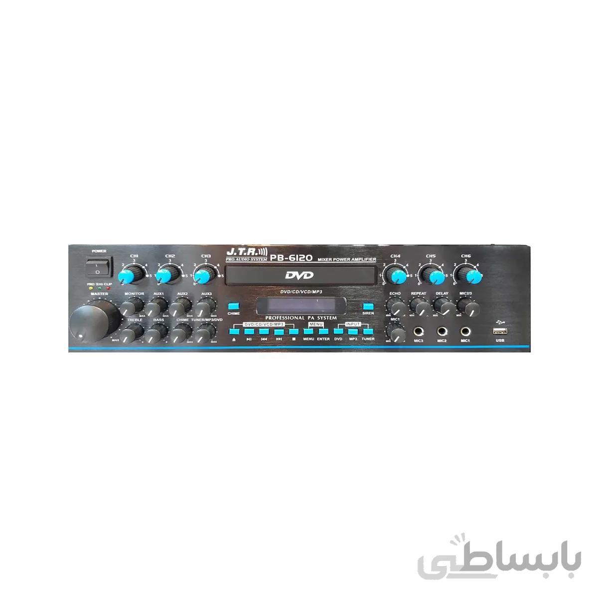 امپلی فایر ولتی اهمی jtr pb6120 pa ا JTR PB6120 PA Amplifier