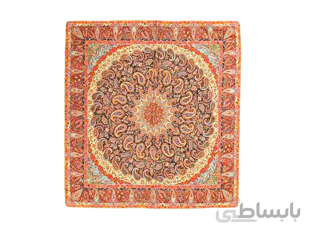 ترمه هاشمی رومیزی طرح باغبهشت