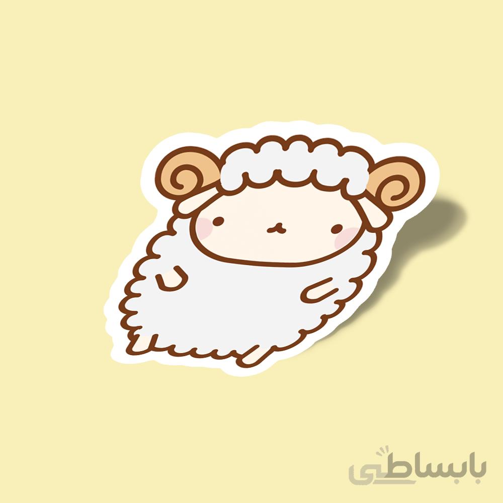 استیکر Cute Sheep