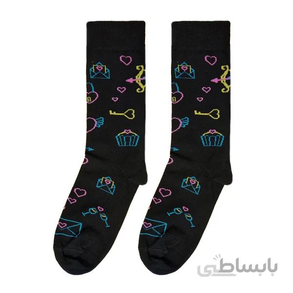 جوراب ساقدار زنانه مخصوص ولنتاین کد ph614
