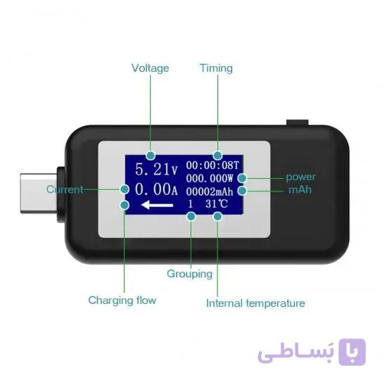 تستر Type-c و مانیتورینگ شارژ مدل KWS-1902C
