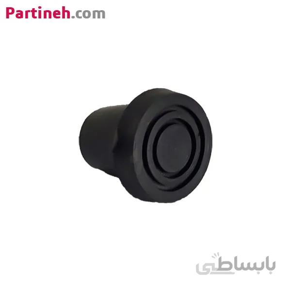 پایه درپوش پلاستیکی نافی عصایی سایز 25mm جنس PVC (نرم) ا Plastic umbilical cap base, size 25mm, made of PVC (soft)