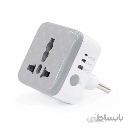 محافظ برق هوشمند تایمردار هادرون مدل P102 ا محافظ برق هوشمند تایمردار هادرون مدل P102 کد 584164