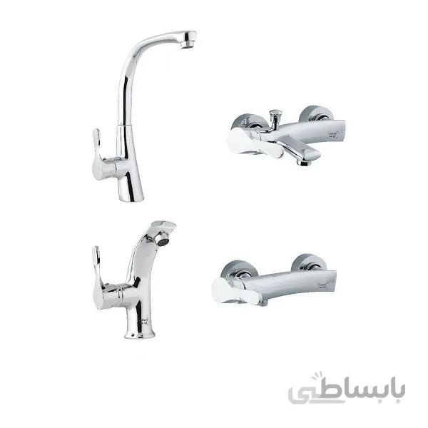 ست شیراالات رستاک مدل هلن کروم ارسال رایگان