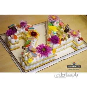 کیک سابله دو حرفی یا دو عددی