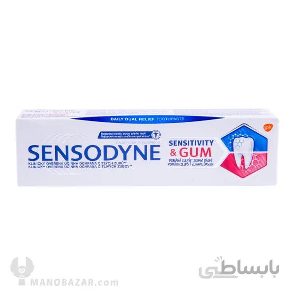 خمیر دندان سنسوداین Sensitivity & Gum : حجم 75 میلی لیتر
