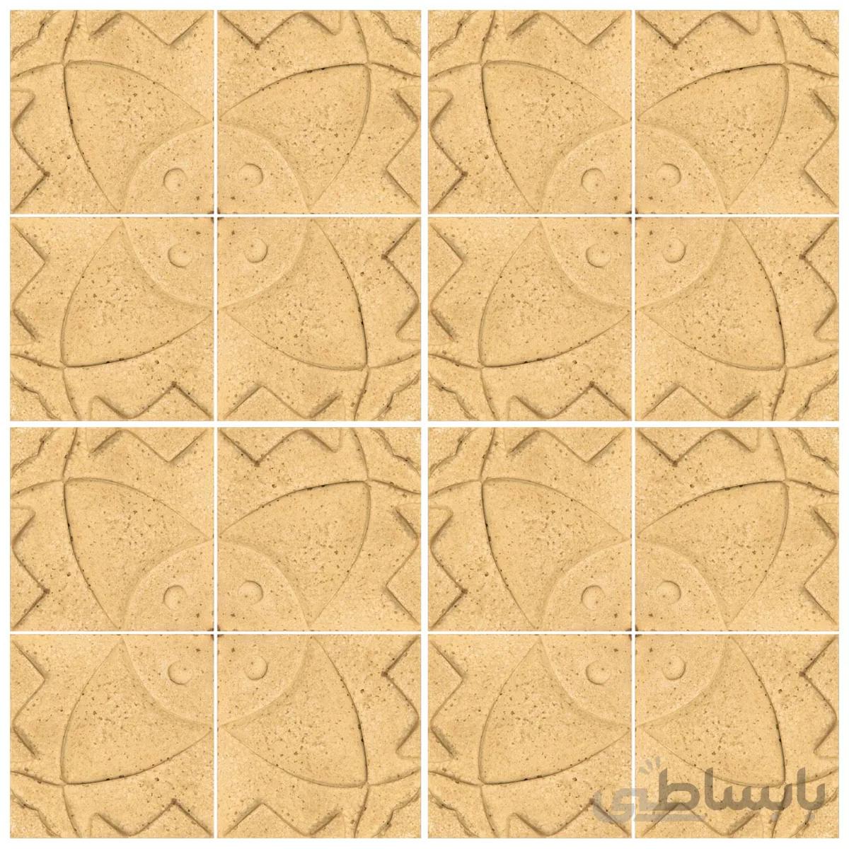 دیوارپوش تندیس و پیکره شهریار مدل امای کد W1010 13 بسته 16 عددی