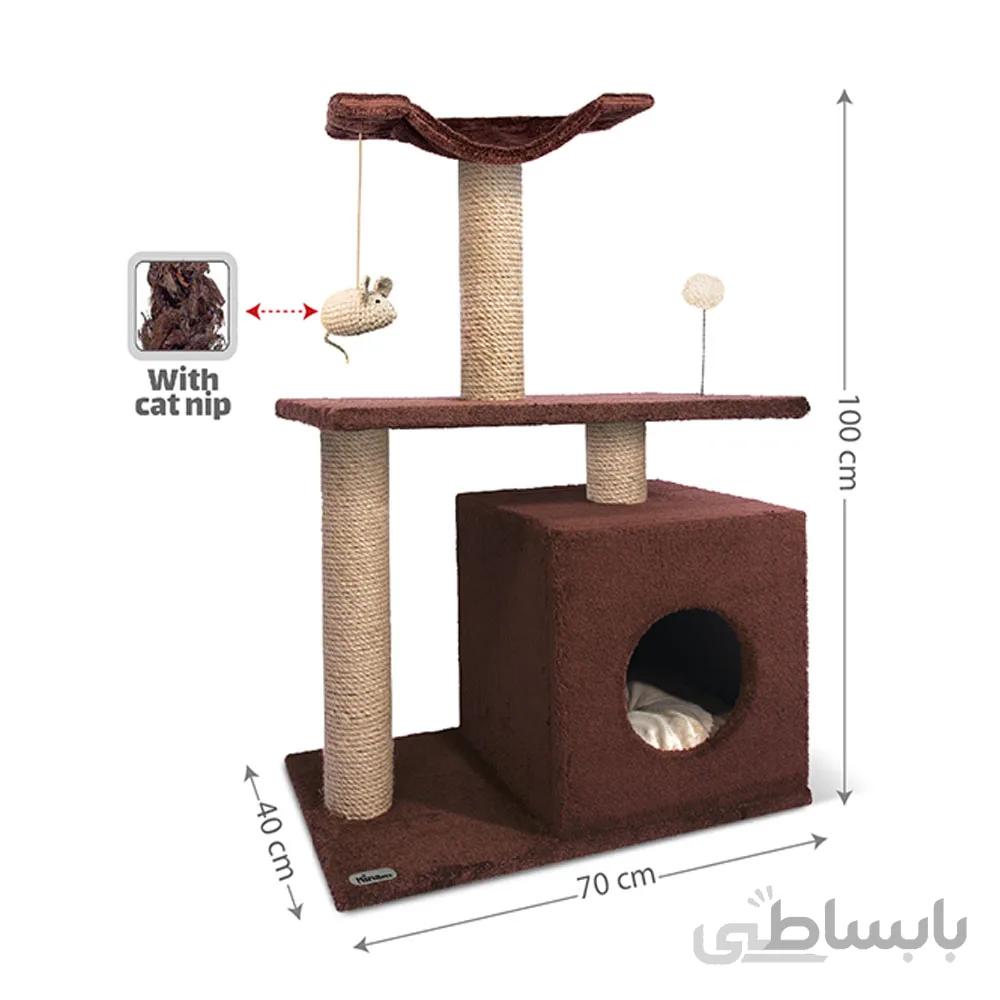 درخت گربه سه طبقه نیناپت کد W ا Ninapet Cat Tree Code W