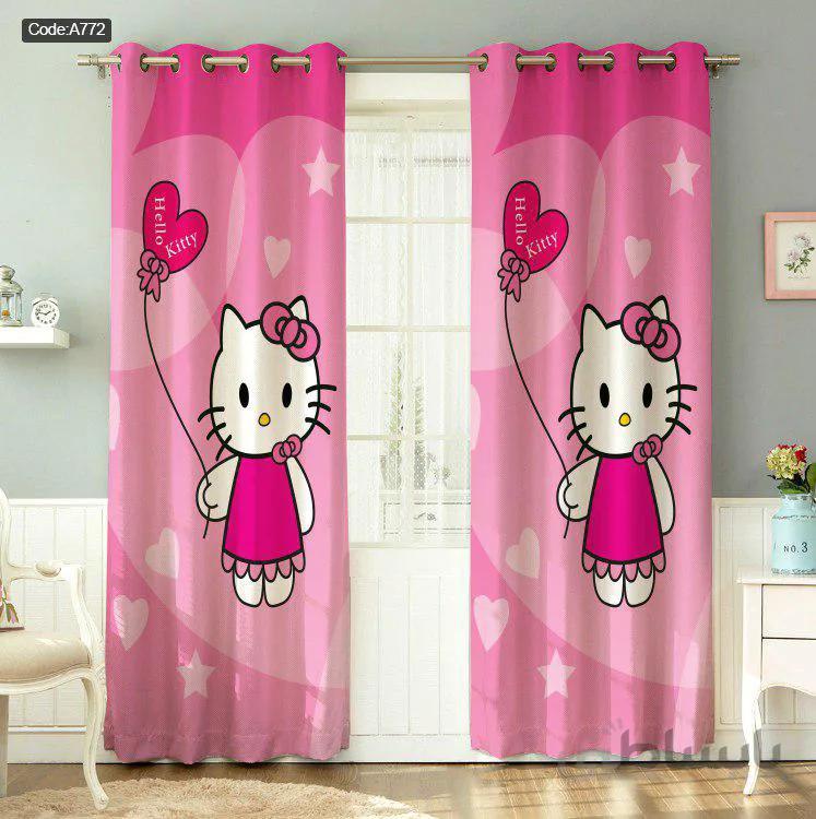 پرده پانچی چاپی کد A772