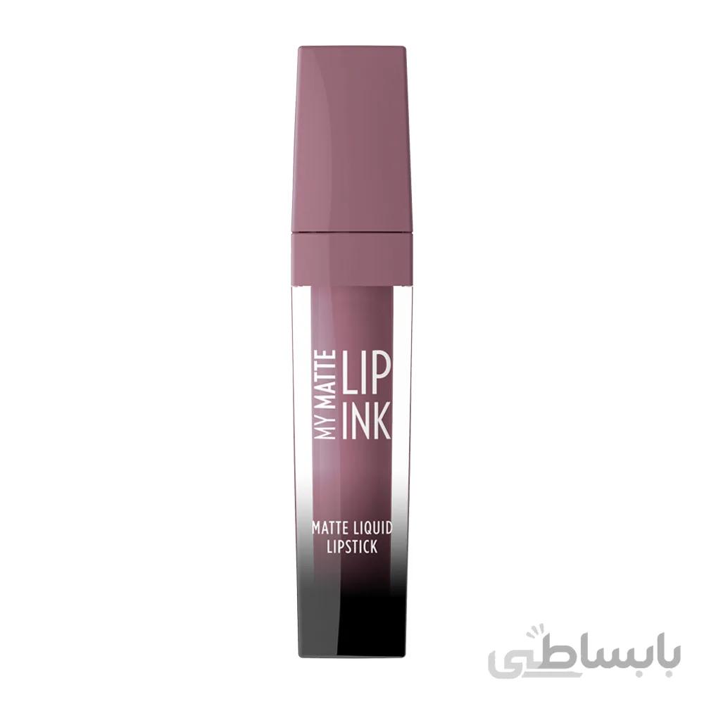 رژ لب مایع مات گلدن رز مدل My Matte Lip Ink شماره 07 ا Golden Rose My Matte Lip Ink Liquid Lipstick No. 07