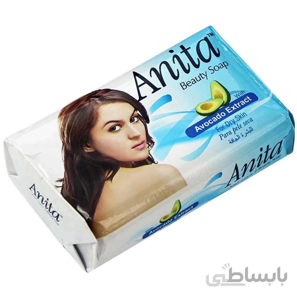صابون بدن آنیتا Anita عصاره آووکادو بسته 6 عددی