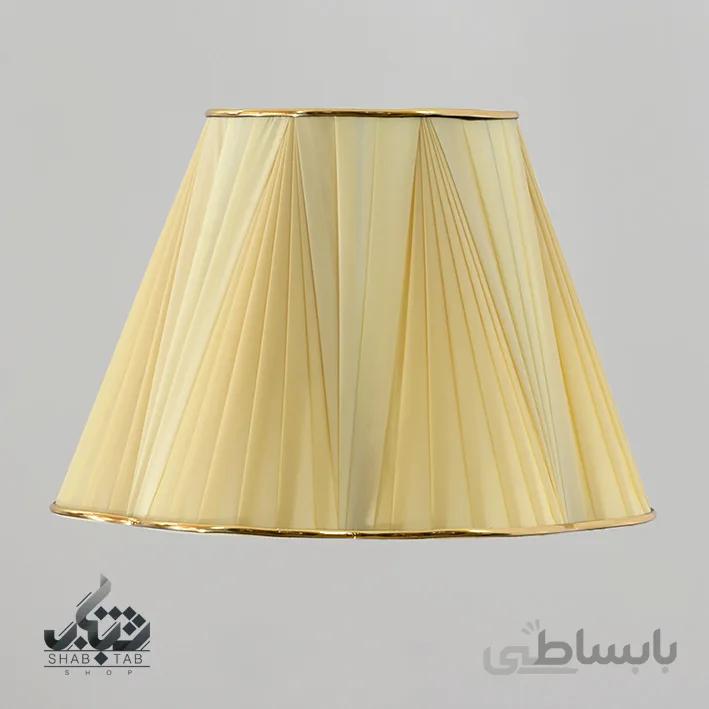 شید آباژور مدل گل دو رنگ سایز 35 کرم – سرپیچ E27