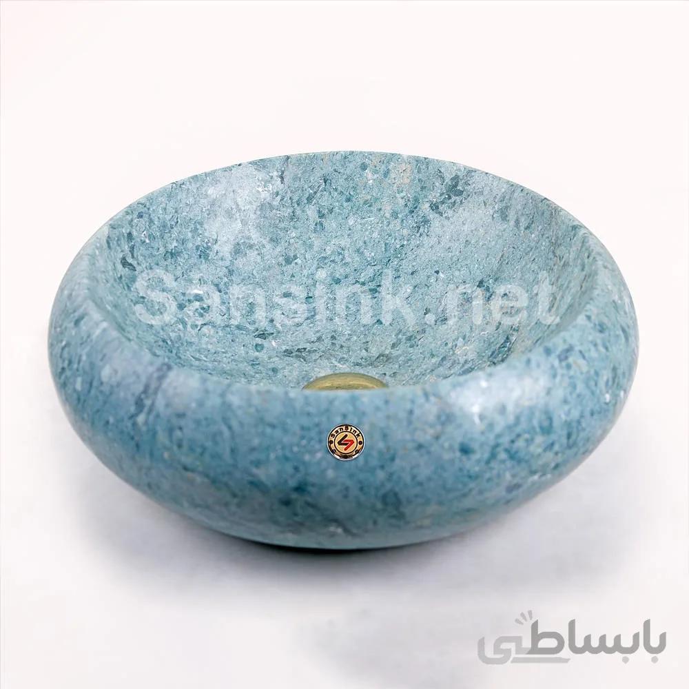 کاسه دوناتی گرانیت سبز فیروزه ای