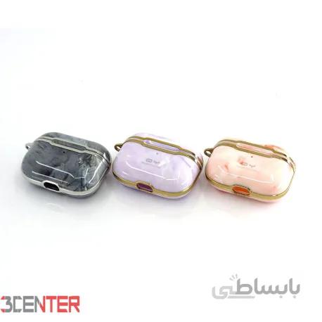 قاب لاکچری ایرپاد پرو QY Case Marble Airpods Pro