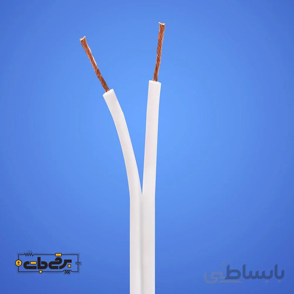 سیم نایلون سفید 2 در 1 برند البرز