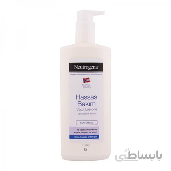لوسیون بدن مدل Hassas Bakim نوتروژینا | Neutrogena