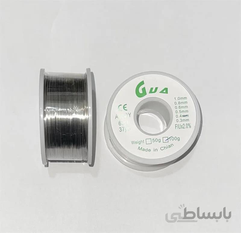 سیم قلع 100 گرمی سایز 0.4 ا Solder wire 0.4 100g