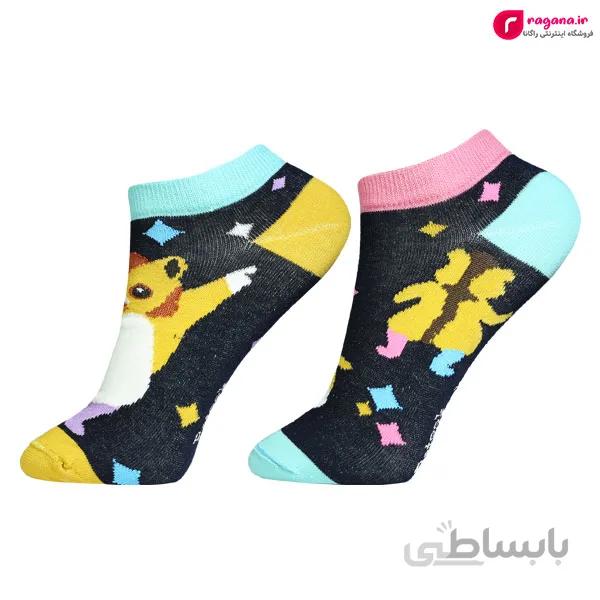 جوراب زنانه مچی پاتوک پاتوک طرح سنجاب تا ب تا کد R215246
