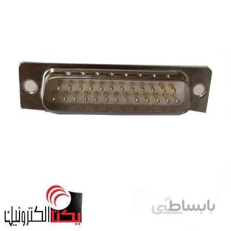 دی کانکتور روبردی صاف صنعتی نری 25 پین