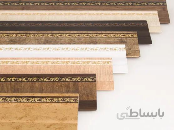 قرنیز ۹/۵ سانت طرح دار (گلدار PVC)